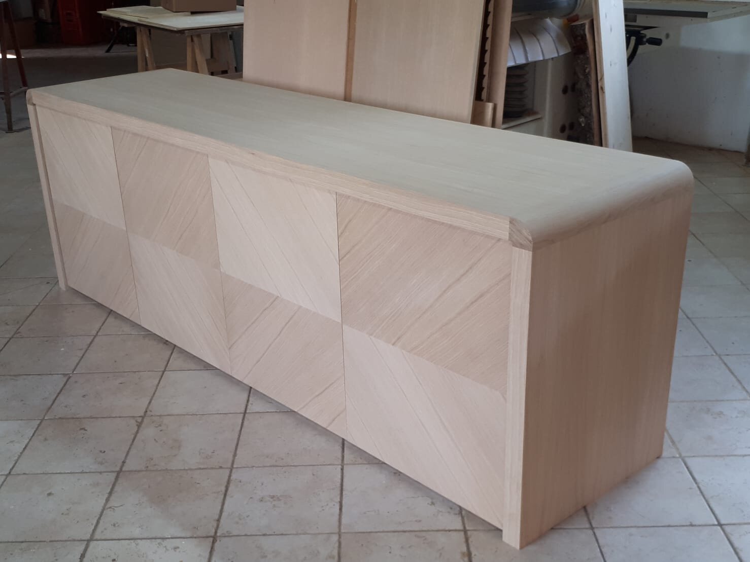 Fabrication d’un meuble sur mesure