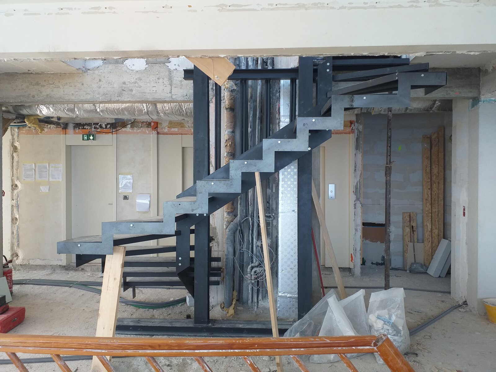 Escalier métallique réalisé sur mesure