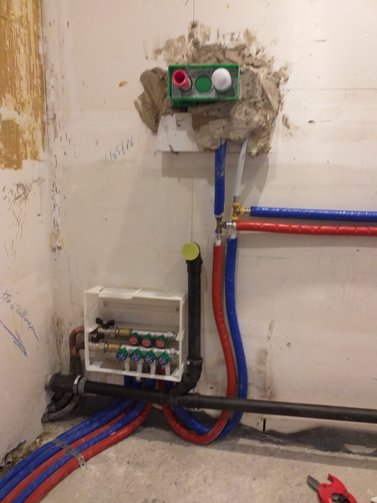 Installation de réseaux de plomberie